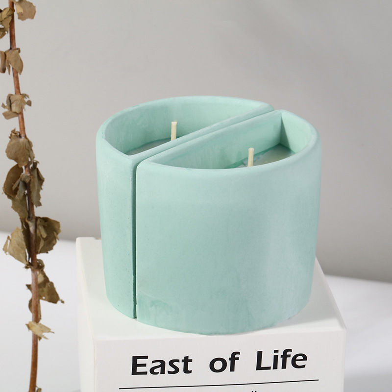 Plaster cup candle holders Europe